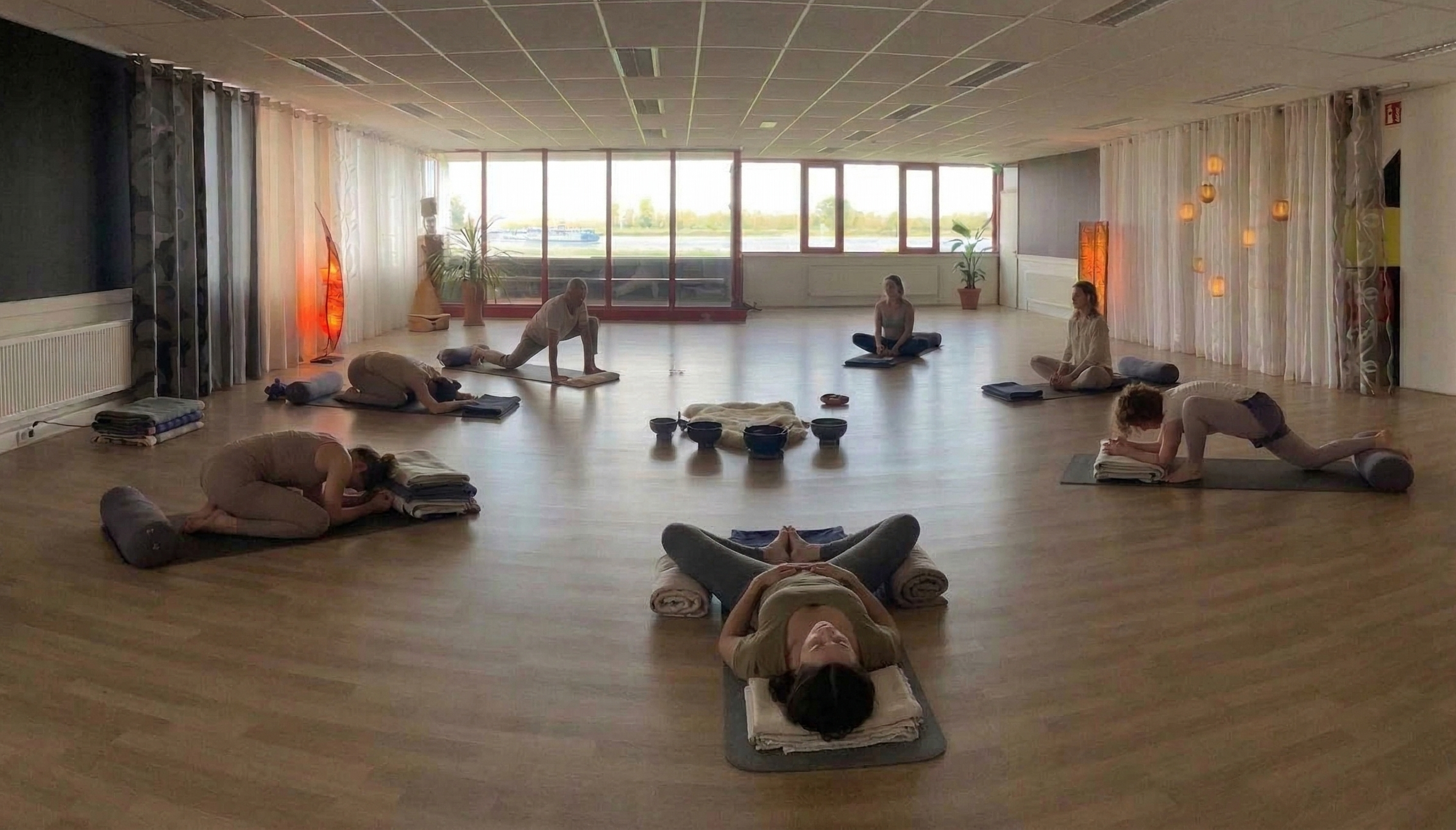 Groepsles bij YogaLink